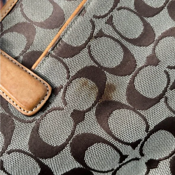 Coach Brown and Tan Signature Backpack and Wallet Set - Picture 3 of 3